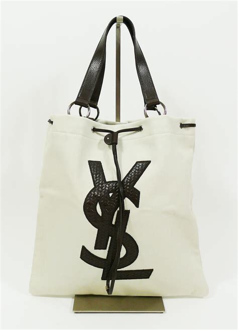 ysl canvas tote.